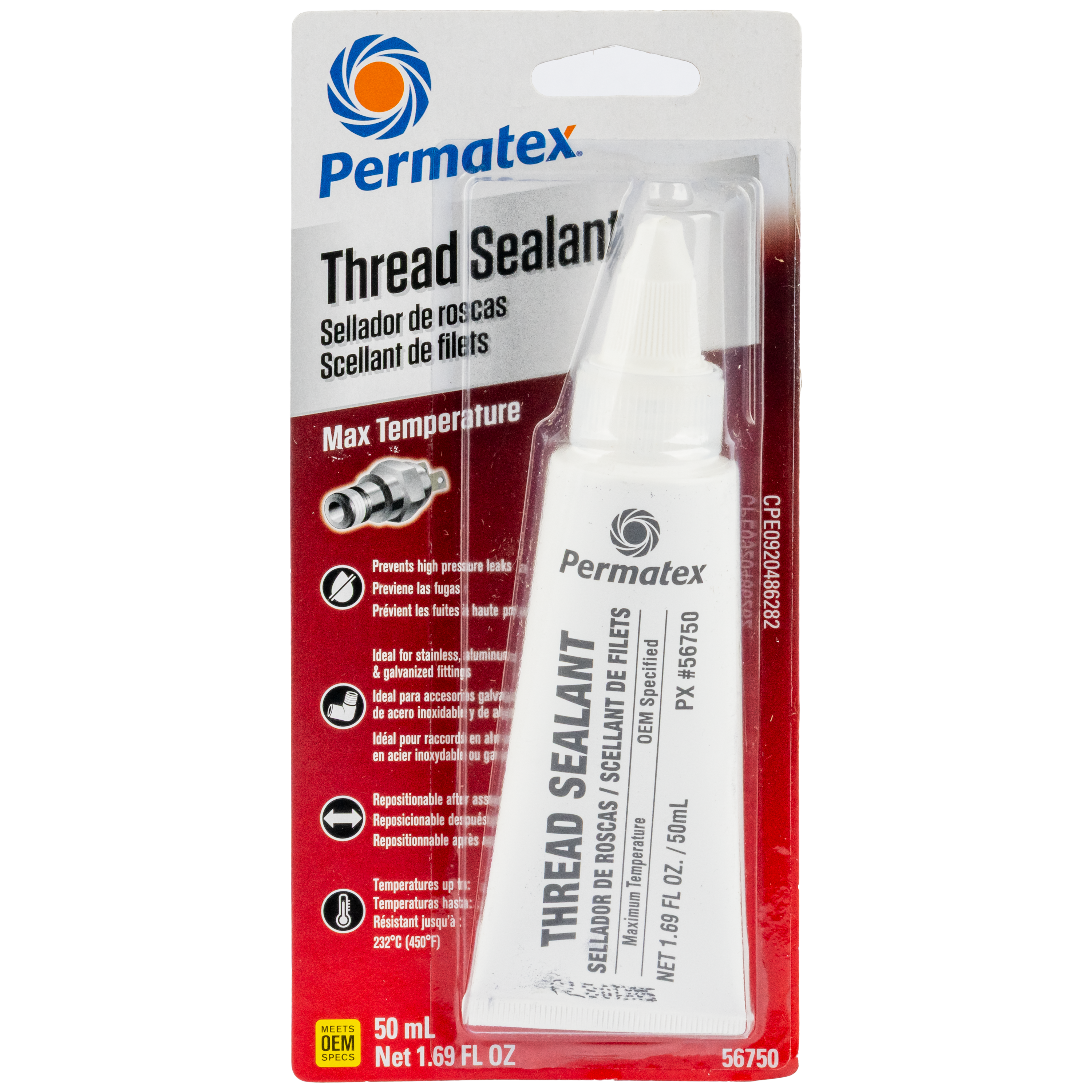 Permatex&reg; Maximum Temperature Thread Sealant